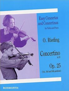 Concertino in D-Dur. Op. 25. Easy Concertos and Concertinos for Violin and Piano