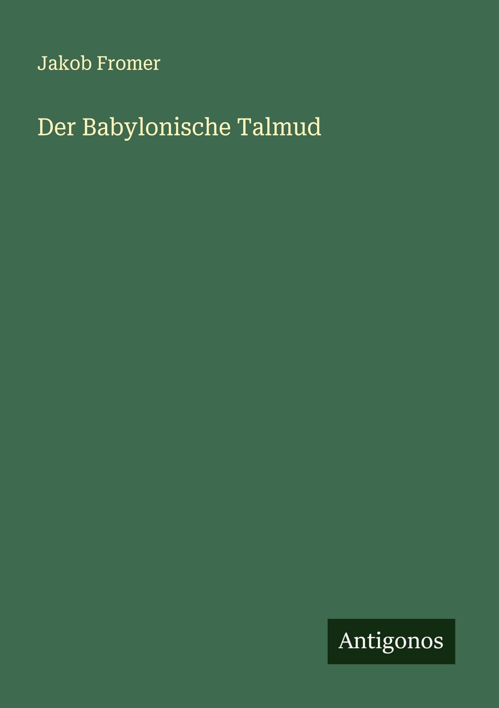Der Babylonische Talmud
