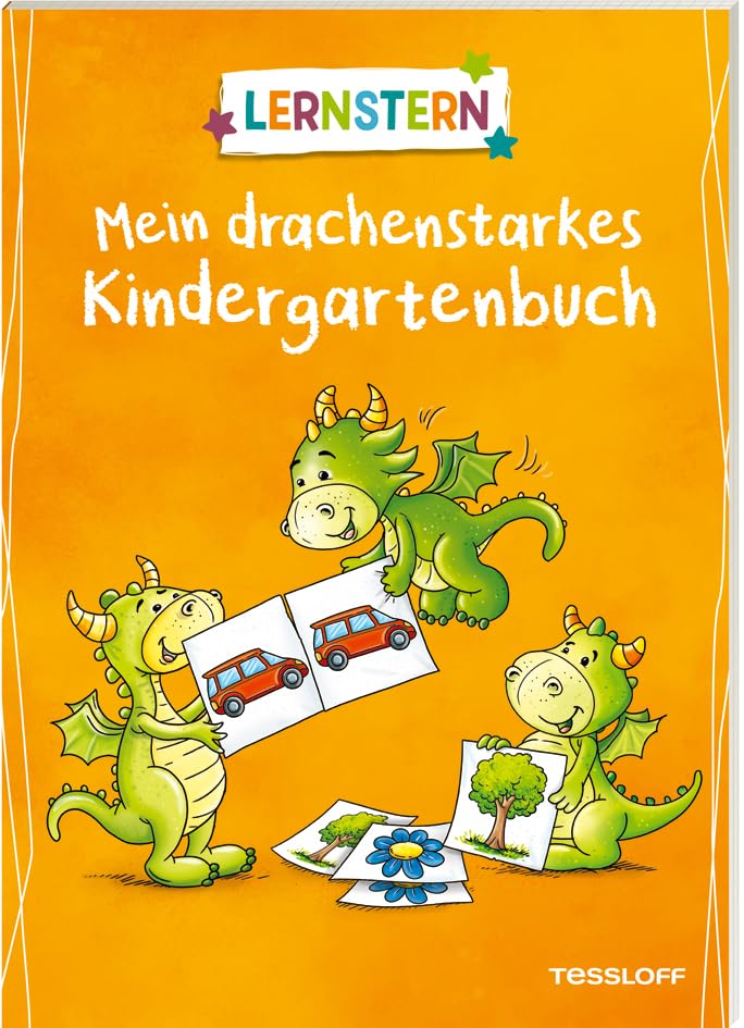 LERNSTERN. Mein drachenstarkes Kindergartenbuch: Bunt gemischte Übungen für aufgeweckte Kindergartenkinder