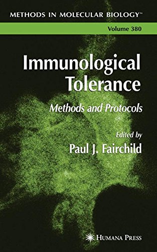 Immunological Tolerance: Methods and Protocols (Methods in Molecular Biology)