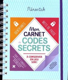 Carnet de codes secrets Mémoniak 2018 von Collectif | Buch | Zustand gut