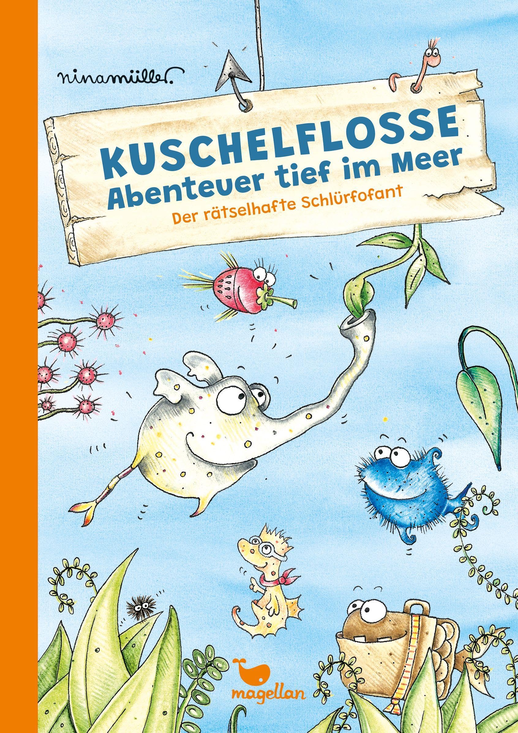 Kuschelflosse - Abenteuer tief im Meer - Der rätselhafte Schlürfofant: Ein Buch zum Lesenlernen für Jungen und Mädchen ab 7 Jahren