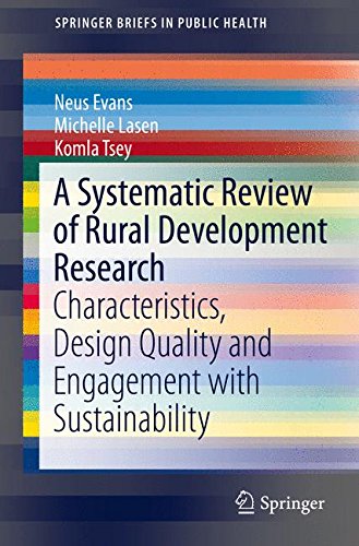 A Systematic Review of Rural Development Research (SpringerBriefs in Public Health)