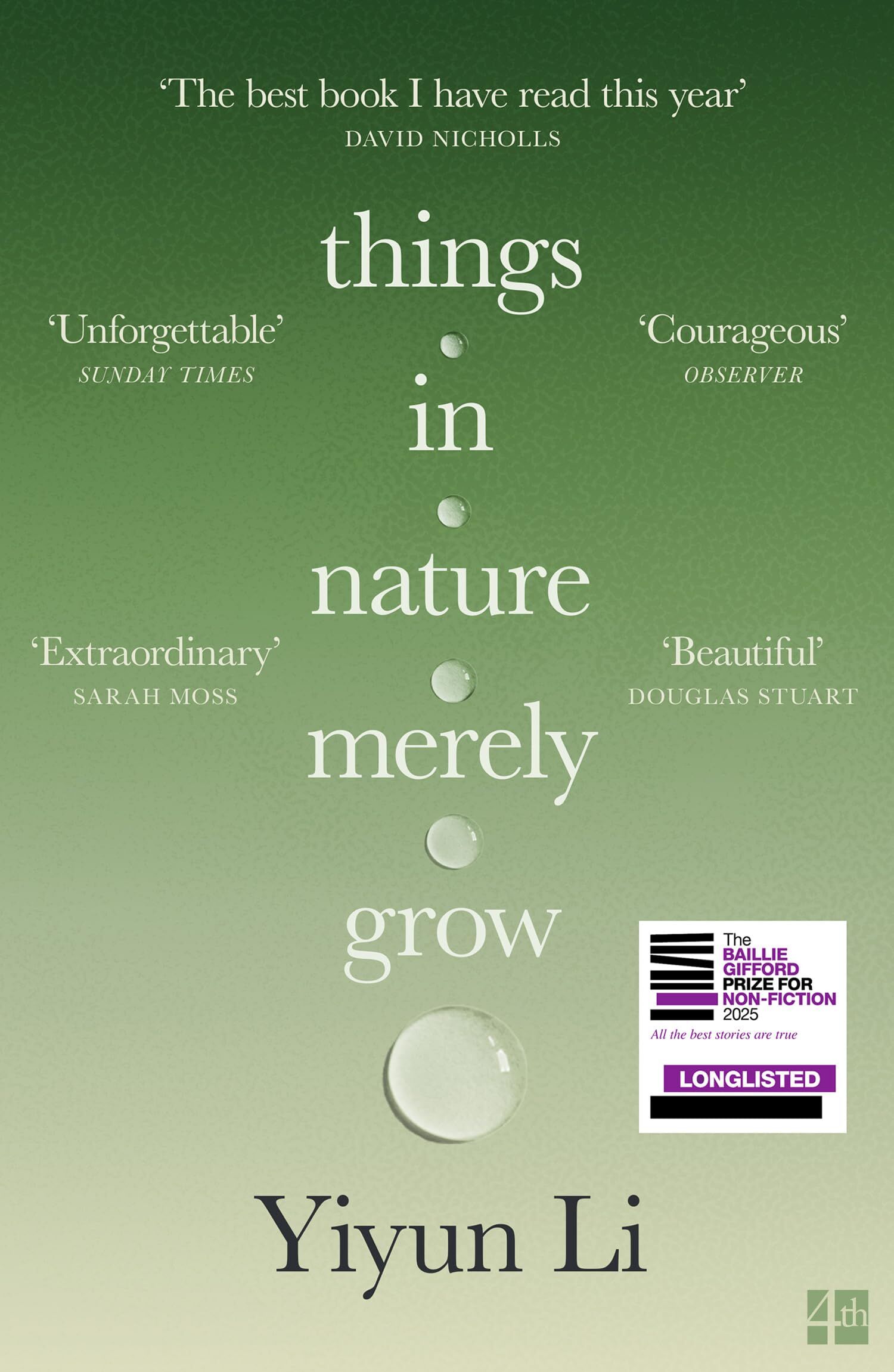 Li, Yiyun: Things in Nature Merely Grow