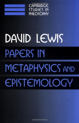Papers in Metaphysics Epistemology: Volume 2 (Cambridge Studies in Philosophy)