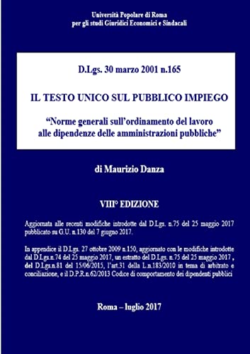 IL TESTO UNICO SUL PUBBLICO IMPIEGO VIII edizione