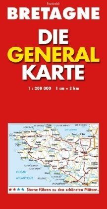 Die Generalkarte Bretagne 1:200 000