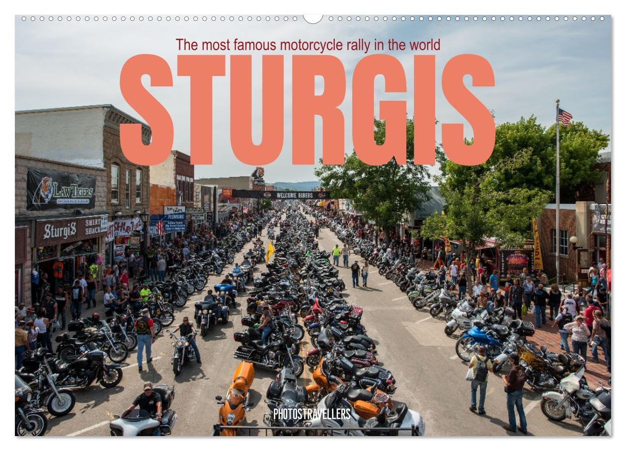 Sturgis - The most famous motorcycle rally in the world (Wall Calendar 2026 DIN A2 landscape), CALVENDO 12 Month Wall Calendar: The colors of the motorcycle in Sturgis