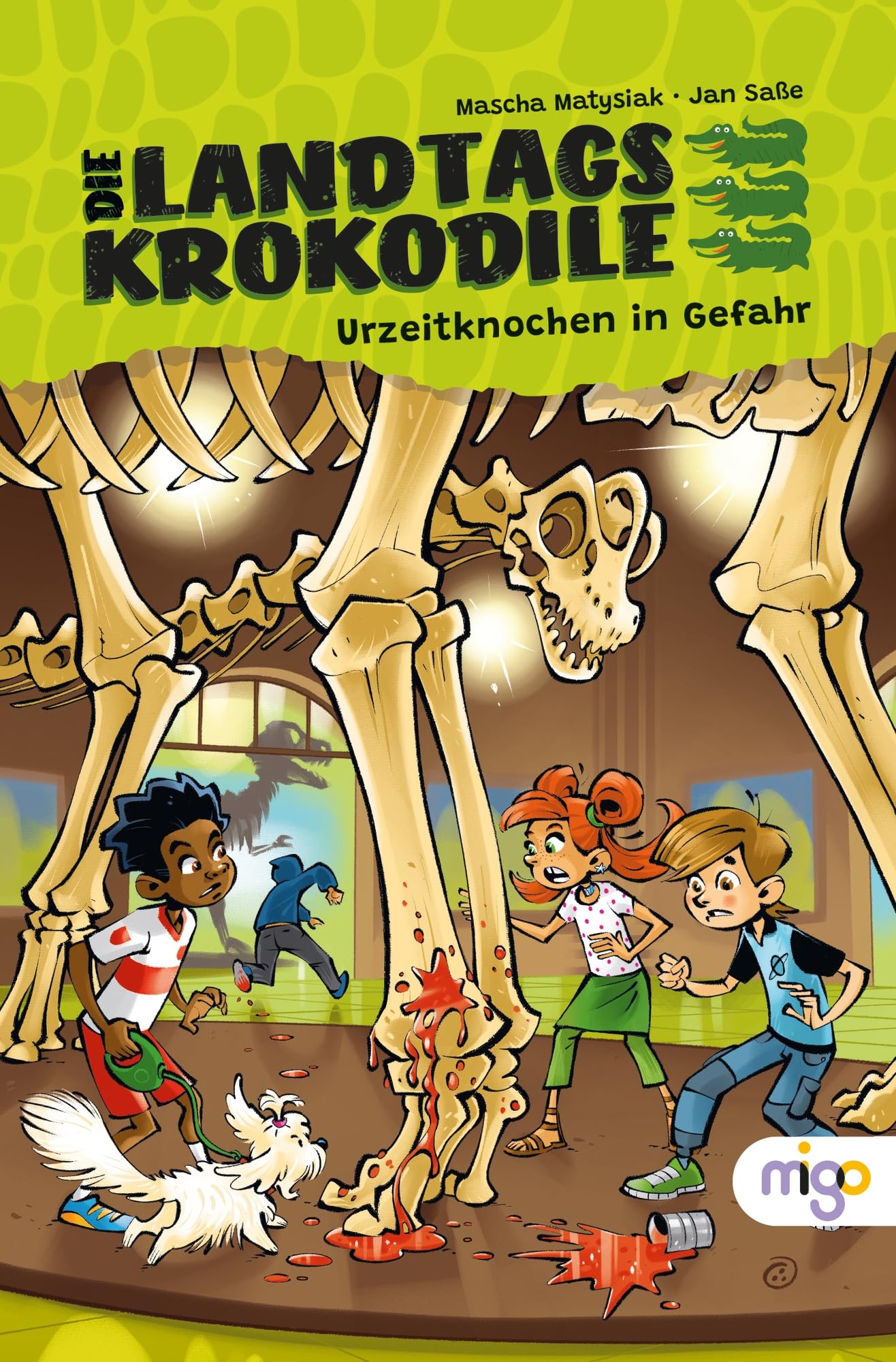 Die Landtagskrokodile 1. Urzeitknochen in Gefahr: Spannender Kinderkrimi über Demokratie und Mut für Kinder ab 9 Jahren