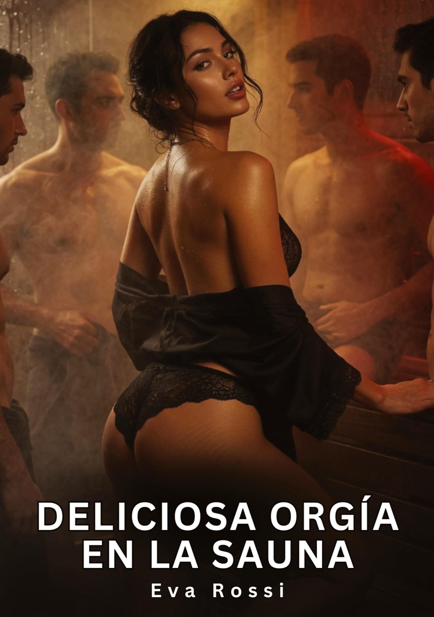 Deliciosa orgía en la sauna