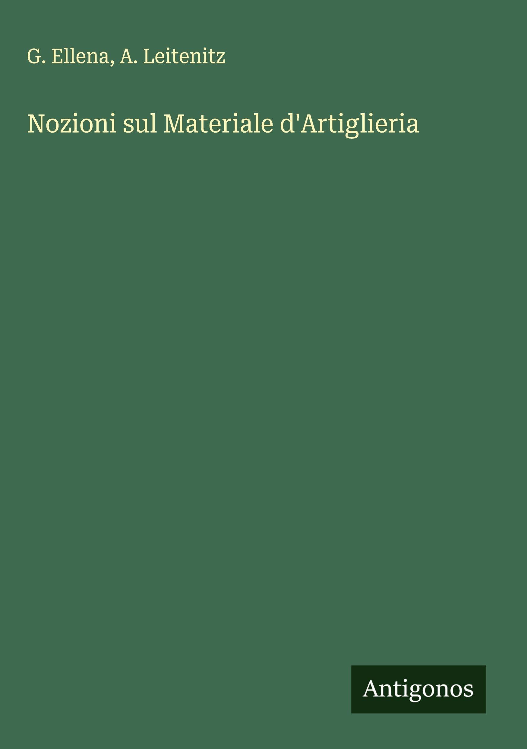 Nozioni sul Materiale d'Artiglieria