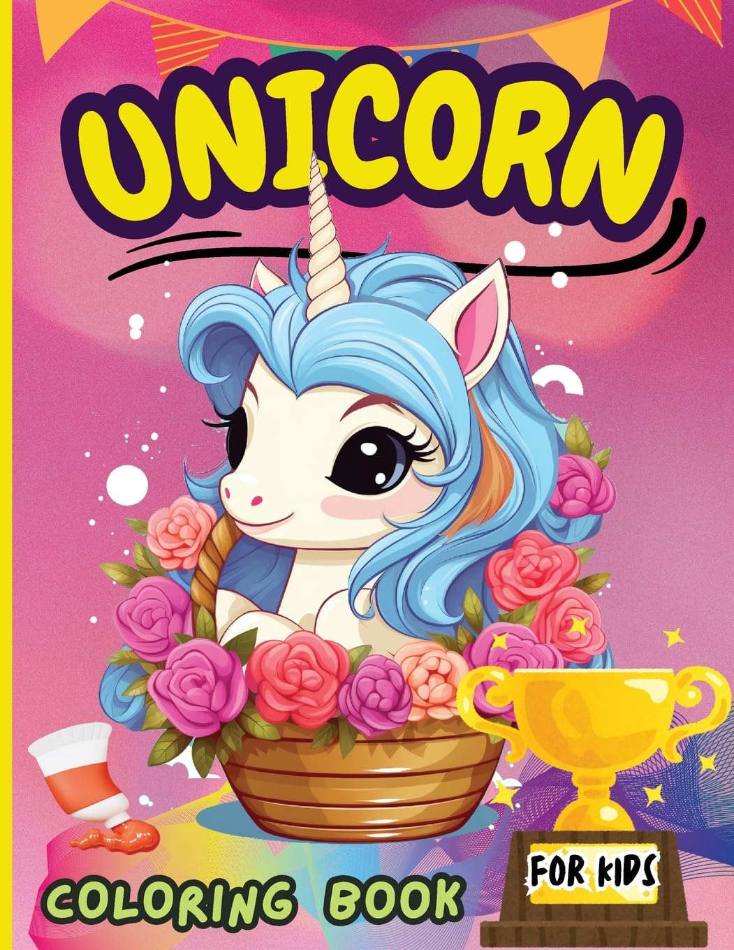 Unicorn Coloring Book For Kids: For Kids Ages 4-8