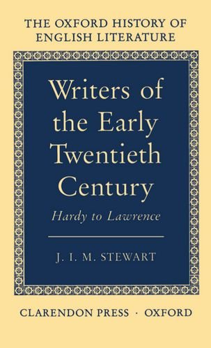 Writers Early 20c: Hardy to Lawrence (Oxford History of English Literature)