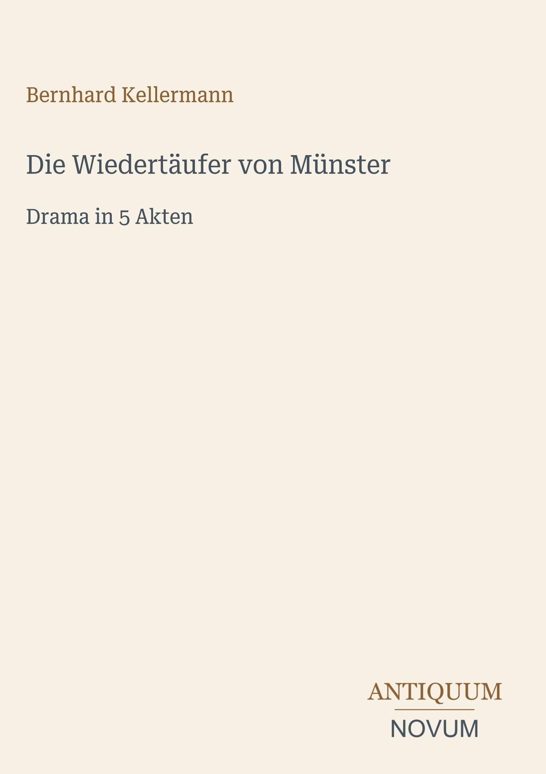 Die Wiedertäufer von Münster