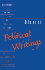 Diderot: Political Writings (Cambridge Texts in the History of Political Thought)