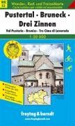 Freytag Berndt Wanderkarten, 1:50 000, Pustertal, Bruneck, Drei Zinnen: Wander-, Rad- und Freizeitkarte. Mit GPS-Daten: Pustertal (Pusteria), Bruneck (Brunico), Drei Zinnen (Walking Maps)