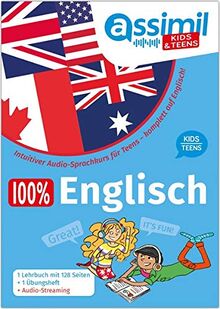 100 % English kids-teens : intuitiver Audio-Sprachkurs für Teens : komplett auf Englisch !