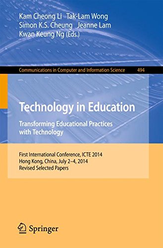 Technology in Education (Communications in Computer and Information Science)