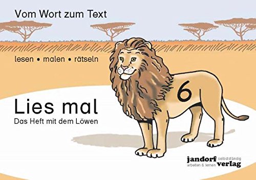 unbekannt Lies Mal 6 - Das Heft Mit Dem Löwen, Vom Wort Zum Text - Anfangslesen