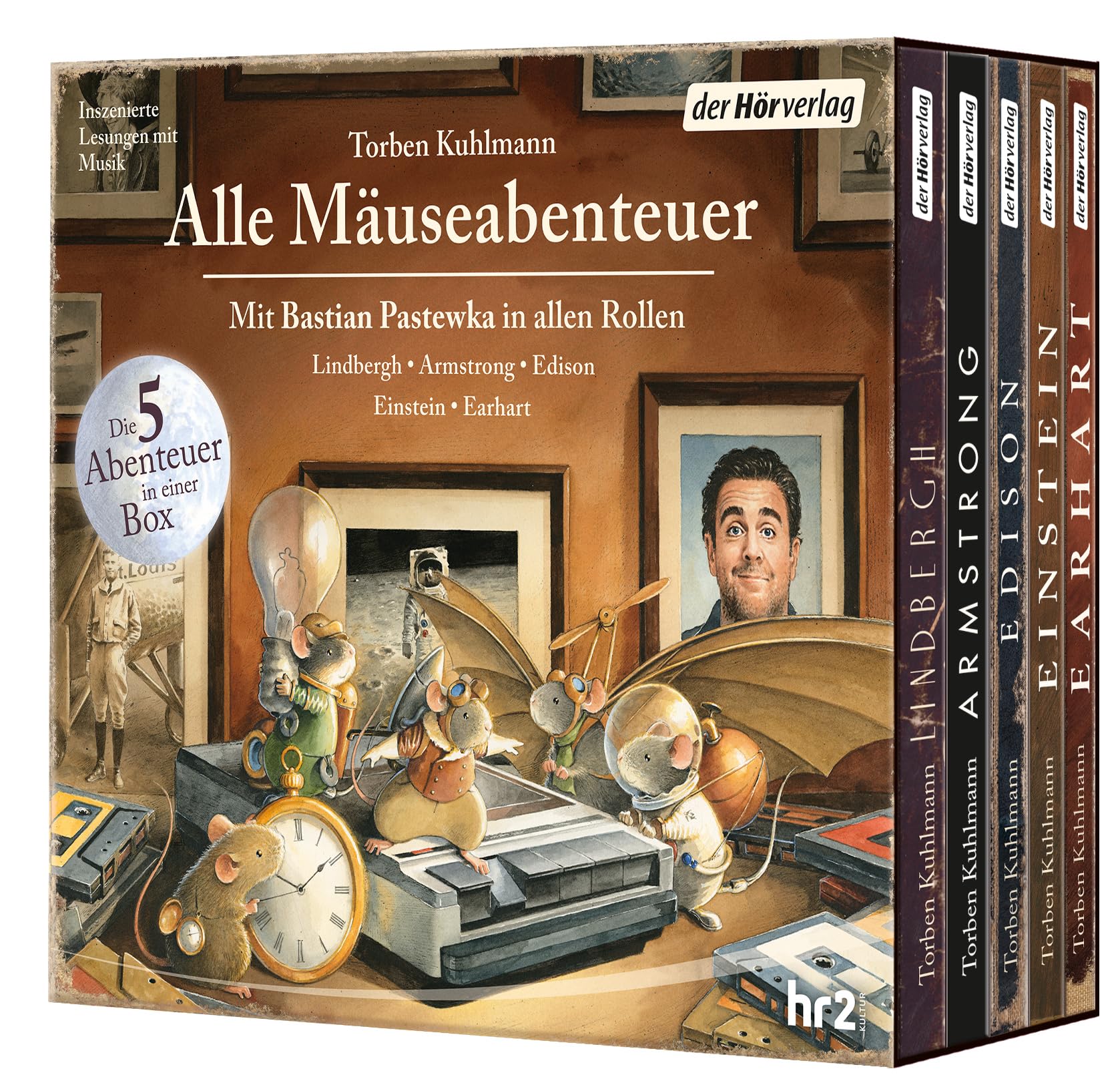 Alle Mäuseabenteuer: Lindbergh - Armstrong – Edison – Einstein – Earhart: Die 5 Abenteuer in einer Box