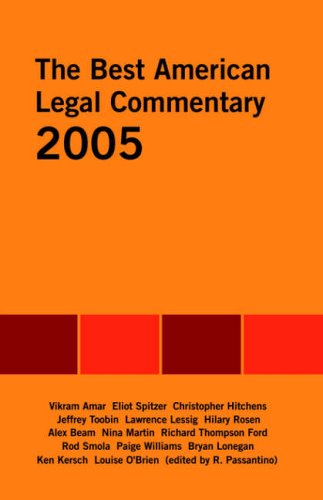 The Best American Legal Commentary