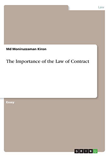 The Importance of the Law of Contract
