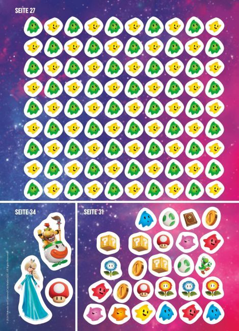 Panini: Der Super Mario Galaxy Film: Der offizielle Sticker- und Rätselspaß