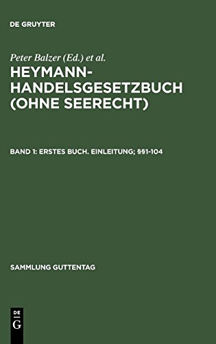 Handelsgesetzbuch (ohne Seerecht)