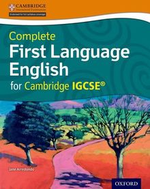 Complete First Language English for Cambridge Igcserg (Igcse First Language)