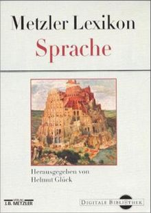Metzler Lexikon Sprache (Digitale Bibliothek 34)