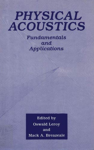Physical Acoustics: Fundamentals And Applications