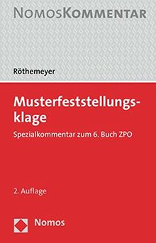 Musterfeststellungsklage: Spezialkommentar zum 6. Buch ZPO