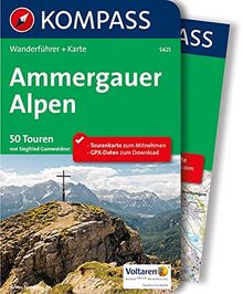 Ammergauer Alpen: Wanderführer mit Extra-Tourenkarte, 50 Touren, GPX-Daten zum Download. (KOMPASS-Wanderführer, Band 5425)