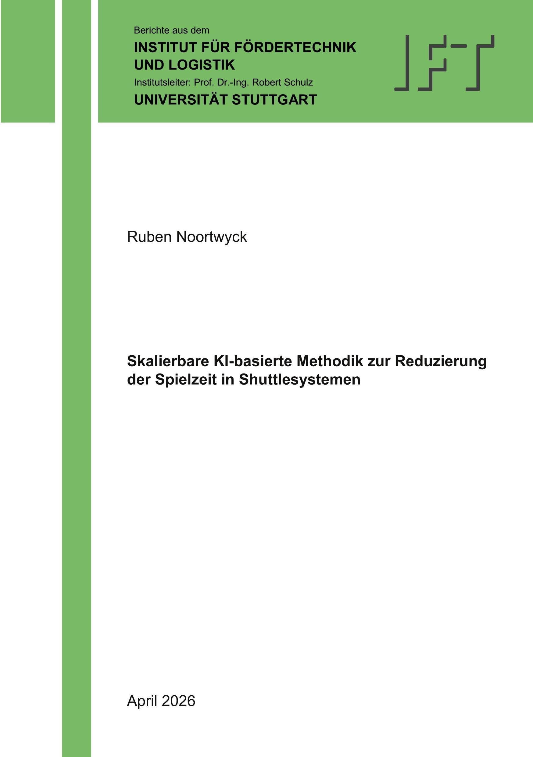 Skalierbare KI-basierte Methodik zur Reduzierung der Spielzeit in Shuttlesystemen