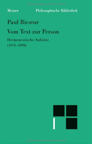 Vom Text zur Person