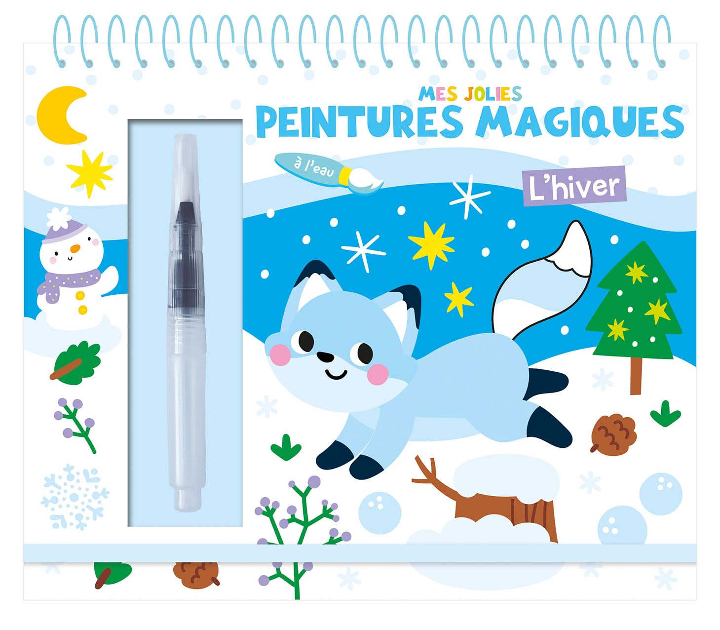 Mes jolies peintures magiques : l'hiver