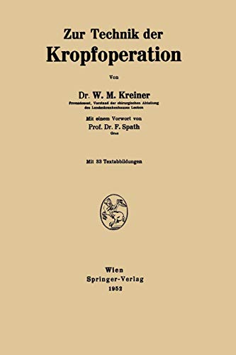 Zur Technik der Kropfoperation
