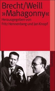 Brecht/Weill >Mahagonny< (suhrkamp taschenbuch)