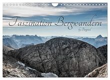 "Bergpixel" Faszination Bergwandern (Wandkalender 2023 DIN A4 quer), Calvendo Monatskalender