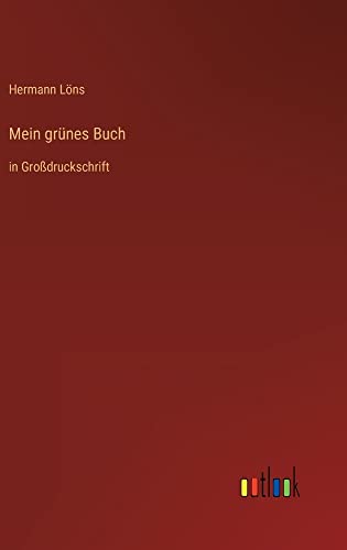 Mein grünes Buch: in Großdruckschrift