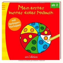 Mein erstes buntes dickes Malbuch (Malbuch ab 2 Jahren)