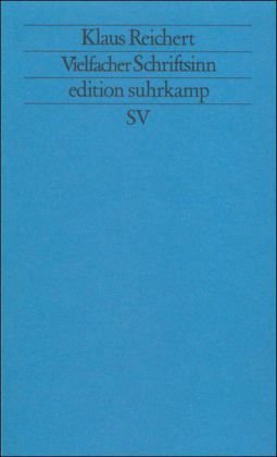 Vielfacher Schriftsinn: Zu »Finnegans Wake« (edition suhrkamp)