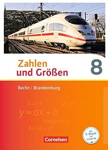 Zahlen und Größen - Berlin und Brandenburg / 8. Schuljahr - Schülerbuch