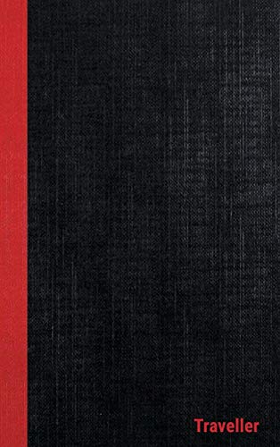dans Traveller Casebound Hardcover Notebooks, 6 x 9, Black/Red, 108 Ruled pages