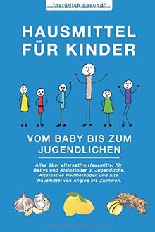 Hausmittel für Kinder | Vom Baby bis zum Jugendlichen: Alles über alternative Hausmittel für Babys und Kleinkinder u. Jugendliche. Alternative Heilmethoden und alte Hausmittel von Angina bis Zahnweh