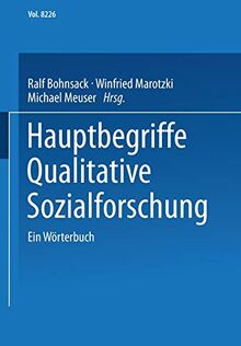 Hauptbegriffe Qualitative Sozialforschung: Ein Wörterbuch (German Edition)