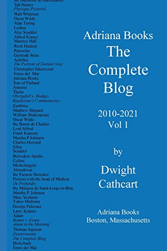 Adriana Books, The Complete Blog, 2020-2021, Vol 1