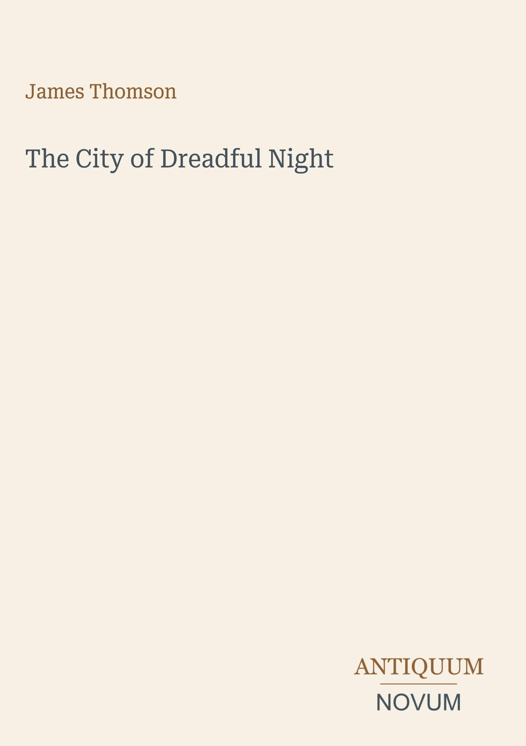 The City of Dreadful Night