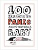 Knock Knock 100 Reasons to Panic About Having a Baby: Having Baby
