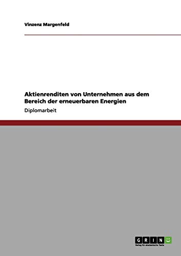 Aktienrenditen von Unternehmen aus dem Bereich der erneuerbaren Energien